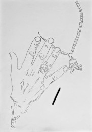 hand and chain (study)
