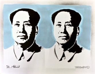 original fake Warhol Double Mao